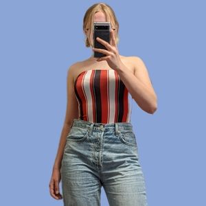 Pinstripe Bodysuit